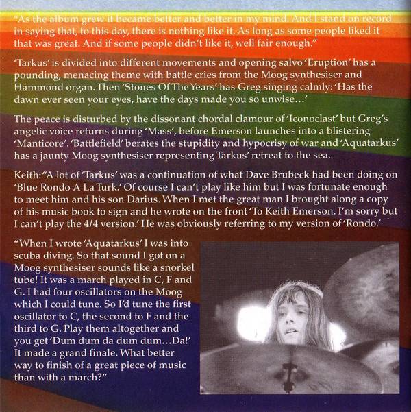 Emerson, Lake and Palmer Tarkus deluxe edition : Booklet 8